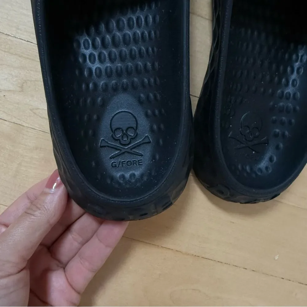 G/FORE G/Slide Ultra-lightweight Waterproof Sandal Street Shoe in Black 6 NWOB